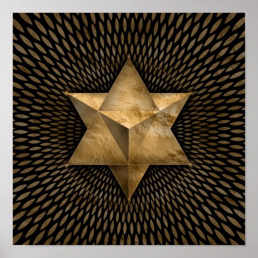 Gold Merkabah Poster (Voorkant)