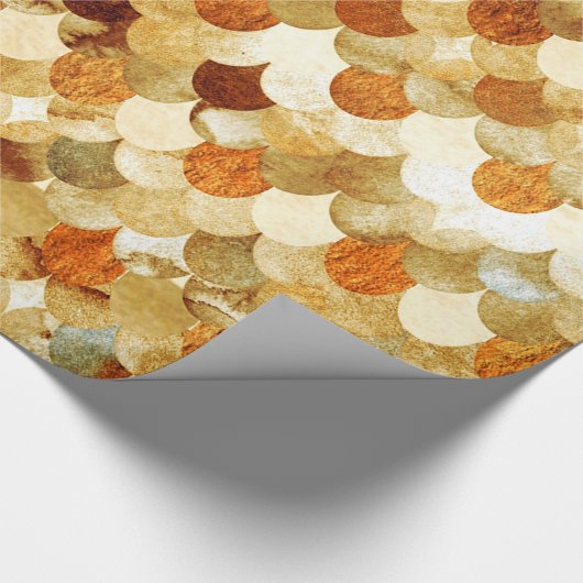 Gold Mermaidscales Mermaid Fishscales Scales Cadeaupapier (Hoek)