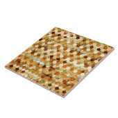 Gold Mermaidscales Mermaid Fishscales Scales Tegeltje (Zijkant)