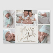 Gold Merry 5-foto's met een magnetische kaart (Voorkant)