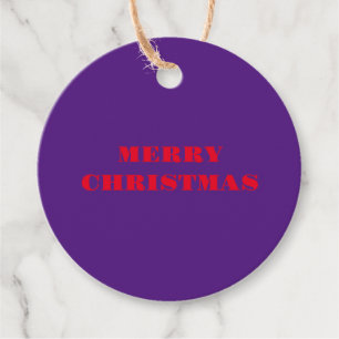 GOLD MERRY CHRISTMAS SIMPLE FAVOR TAGS BEDANKJES LABELS