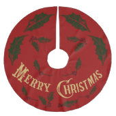 Gold Merry kerst Kerstboom Rok (Voorkant)