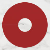 Gold Merry kerst Wijnglaslabel (Achterkant)