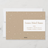 Gold Merry-kerstfoto Feestdagenkaart (Achterkant)