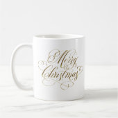 Gold Merry-kerstMok Koffiemok (Links)
