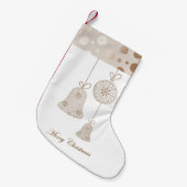 Gold Merry-kerstsierkoning Kleine Kerstsok (Voorkant (Hangend))