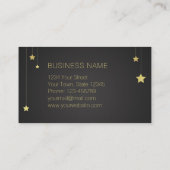 Gold Merry-kerststerren Kortingskaartje (Achterkant)