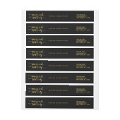 Gold Merry & Married | Vakantielabel (Vel)