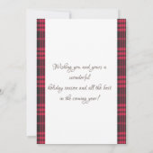 Gold Merry Red Black Buffalo Pset foto (Achterkant)