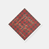 Gold Merry Red Buffalo Pset Servet (Hoek)