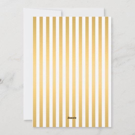 Gold Merry Script Kerstvakantie Foto Kaart (Achterkant)