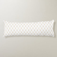 Gold Mesh Body Pillow