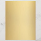 Gold met Gold op zwarte grens decoratieve brochure (Achterkant)