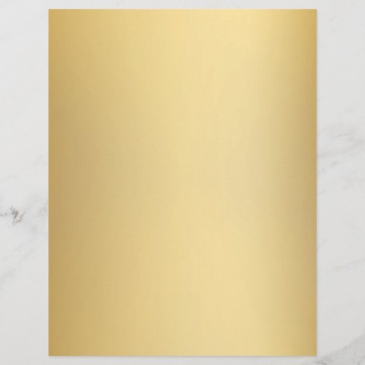 Gold met Gold op zwarte grens decoratieve brochure (Achterkant)