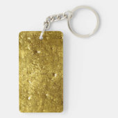 Gold Metal Achtergrond Sleutelhanger (achterkant)