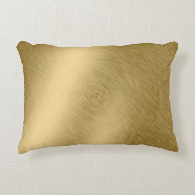 Gold metal brushed background or textureabstract,a accent kussen (Voorkant)