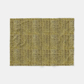 Gold Metal Chain Metallic Medieval Armor Fleece Deken (Voorkant (Horizontaal))