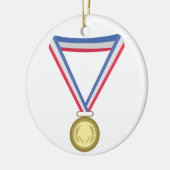 Gold Metal Keramisch Ornament (Links)