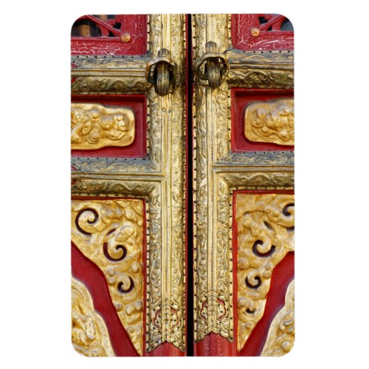 Gold Metal Lace aan de deur Magneet (Verticaal)