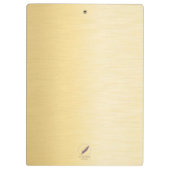 Gold Metal Look Klemmbrett Klembord (Achterkant)