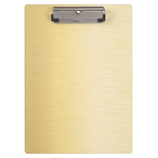 Gold Metal Look Klemmbrett Klembord (Voorkant)