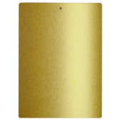 Gold Metal op maat Klembord (Achterkant)