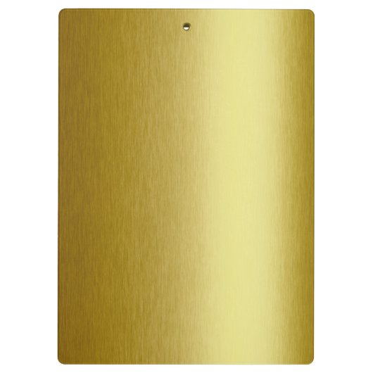 Gold Metal op maat Klembord (Achterkant)