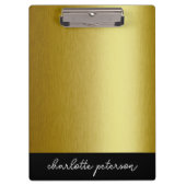 Gold Metal op maat Klembord (Voorkant)