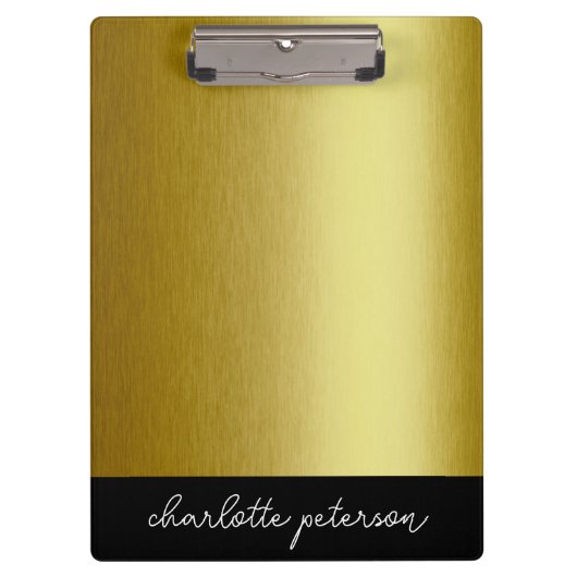 Gold Metal op maat Klembord (Voorkant)