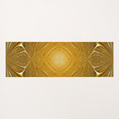 Gold Metal Pattern-ontwerp Yogamat (Achterkant (horizontaal))