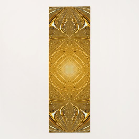 Gold Metal Pattern-ontwerp Yogamat (Achterkant)