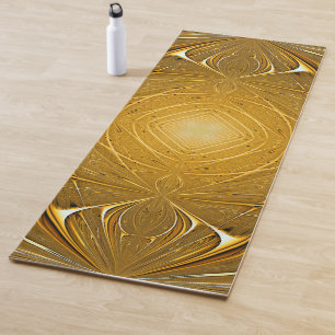 Gold Metal Pattern-ontwerp Yogamat