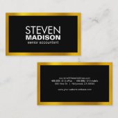 Gold Metal Trim Visitekaartje (Voorkant / Achterkant)