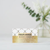 Gold Metal | Ventilator Bohemian Pattern | Textuur Visitekaartje (Staand voorkant)