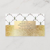 Gold Metal | Ventilator Bohemian Pattern | Textuur Visitekaartje (Achterkant)