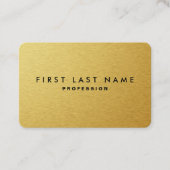 GOLD METAL VISITEKAARTJE (Voorkant)