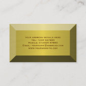 Gold Metal Visitekaartje (Achterkant)