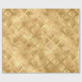 Gold Metallic Abstracte elegante moderne cadeau Cadeaupapier (Vlak)