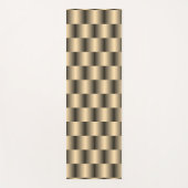 Gold Metallic Abstracte mandje weve legant Yogamat (Voorkant)