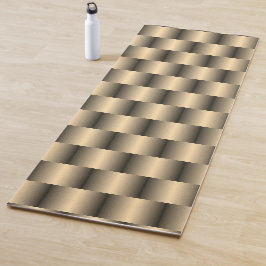 Gold Metallic Abstracte mandje weve legant Yogamat