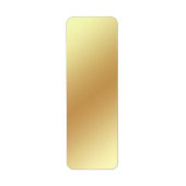 Gold Metallic-adresretourlabel Etiket (Voorkant)