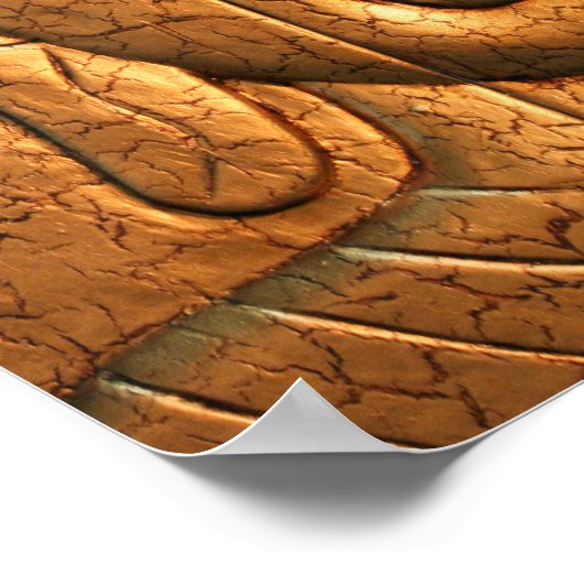 Gold Metallic Buddha Poster (Hoek)