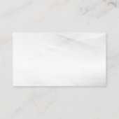 Gold Metallic Car Wash Logo Visitekaartje (Achterkant)