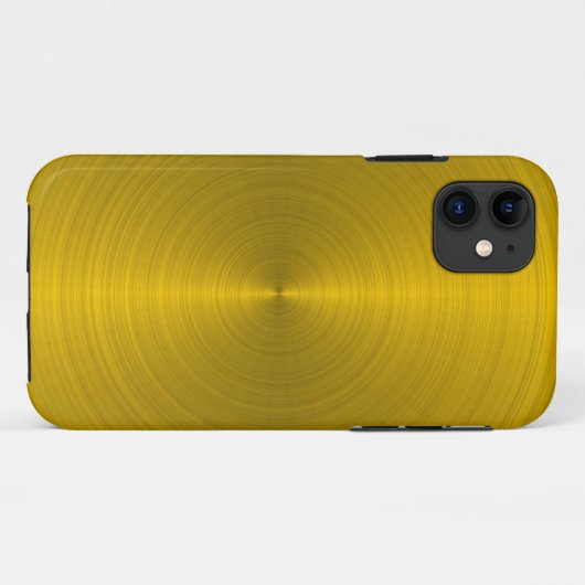 Gold Metallic Case-Mate iPhone Case (Achterkant (horizontaal))