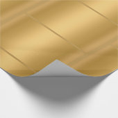 GOLD METALLIC ELEGANT BIRTHDAAG WEDDING WRAP CADEAUPAPIER (Hoek)