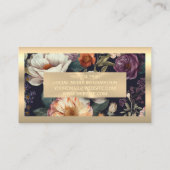 Gold Metallic | elegant ventilatorpatroon Visitekaartje (Achterkant)