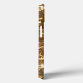 Gold Metallic Folie-effect Case-Mate iPhone Case (Achterkant / Rechts)