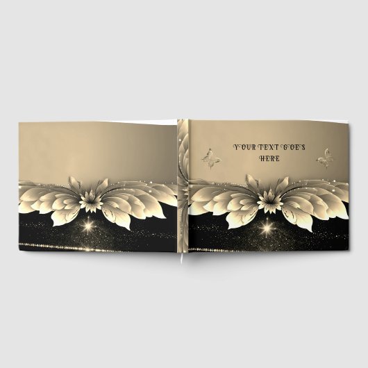 Gold Metallic Gastenboek (Volledig)