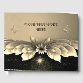 Gold Metallic Gastenboek (Voorkant)