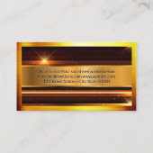 Gold Metallic High Shine | Metaal Visitekaartje (Achterkant)